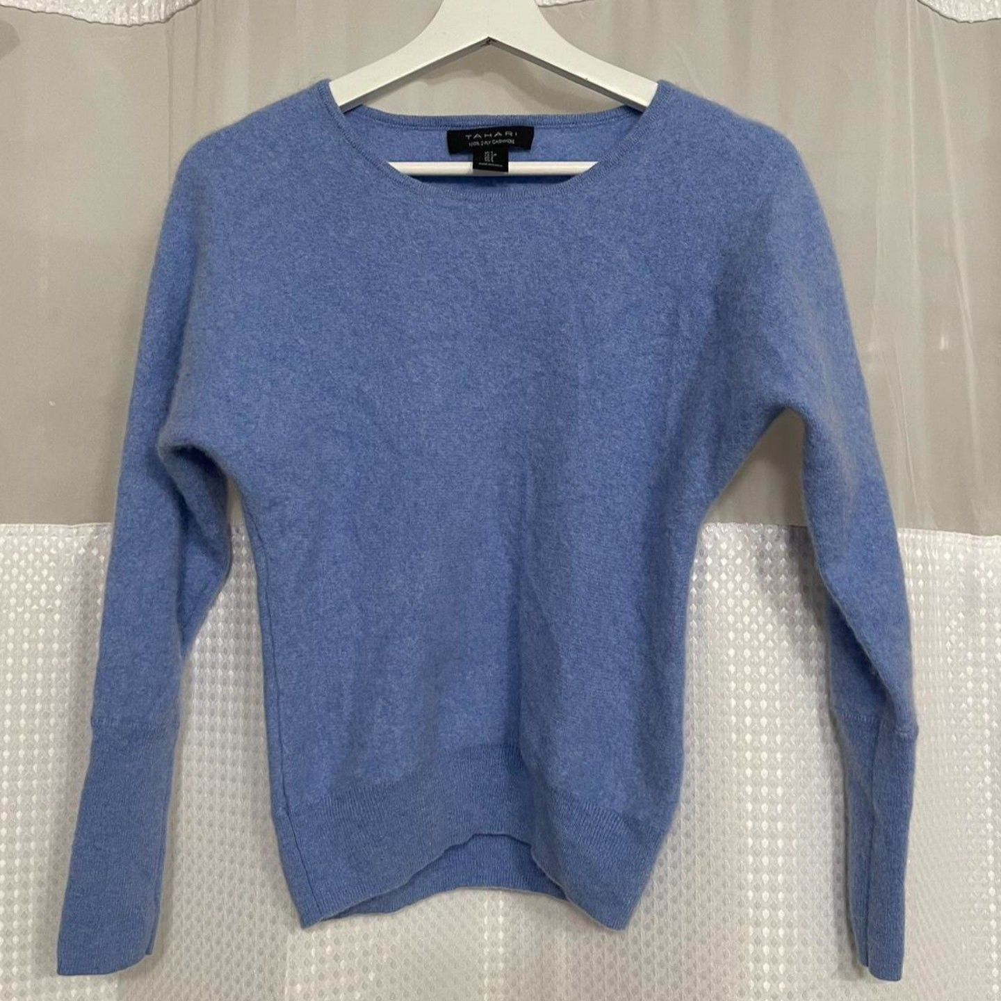 Tahari Blue Cashmere Sweater S